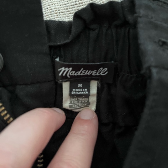 Madewell Linen Paperbag pull-on shorts - Picture 4 of 4